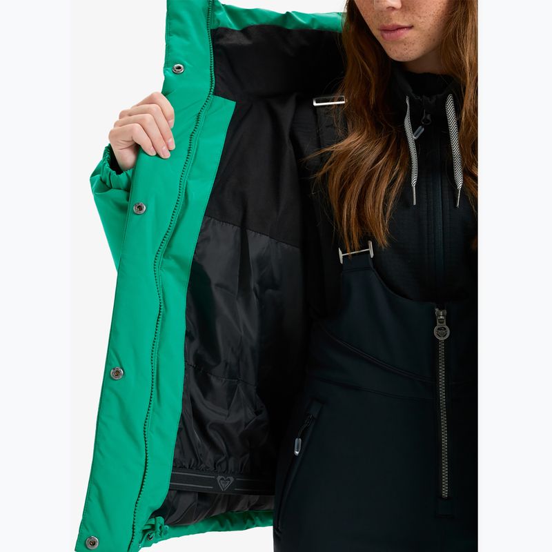 Women's snowboard jacket ROXY Snow Winter Rebel vivid green 8