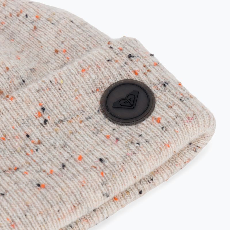 Women's winter hat ROXY Frozenlake Beanie whisper white 3