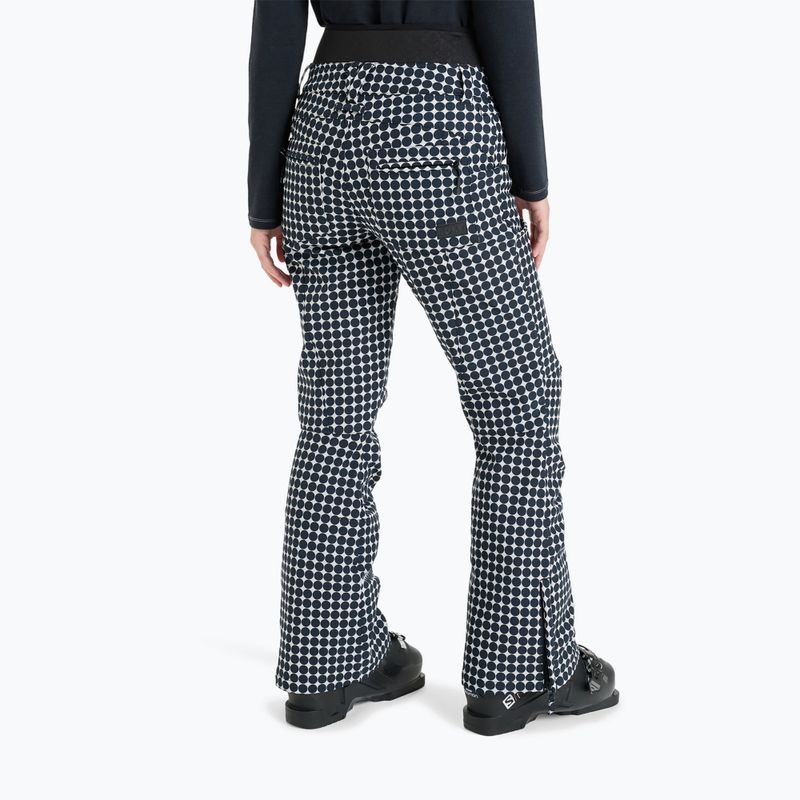 Women's snowboard trousers ROXY Rising High whisper white/small dots 3