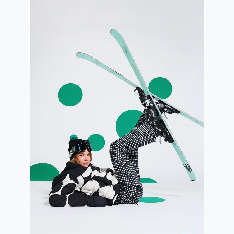 Women's snowboard trousers ROXY Rising High whisper white/small dots 9