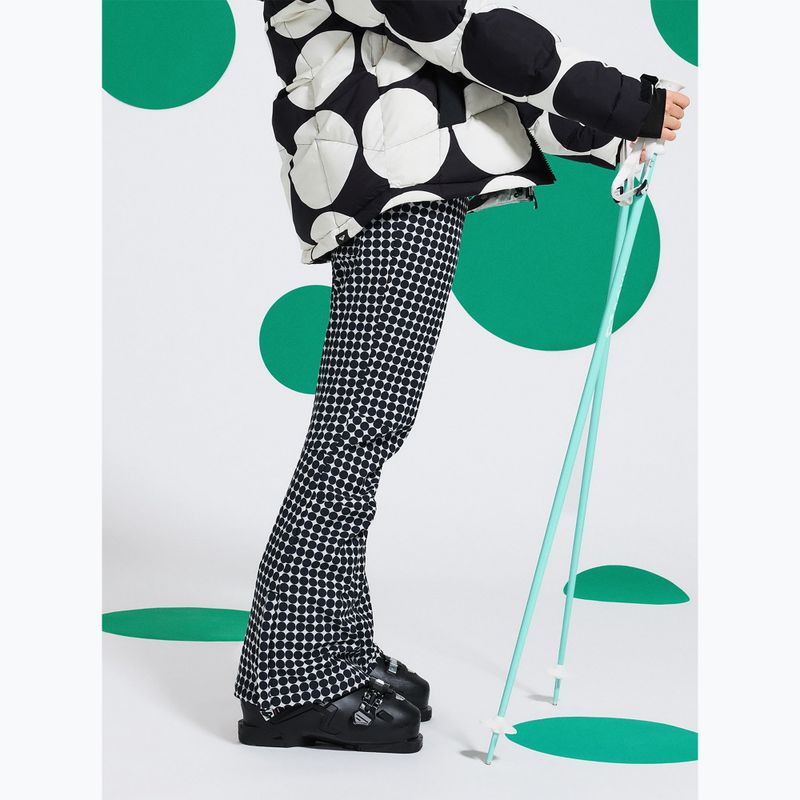Women's snowboard trousers ROXY Rising High whisper white/small dots 10