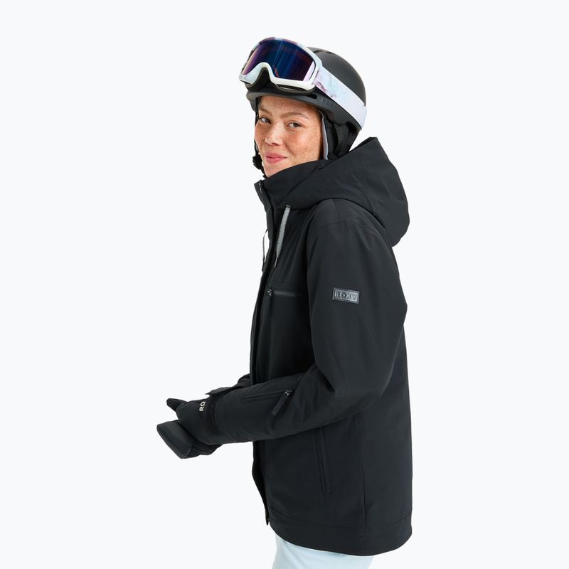 Women's snowboard jacket ROXY Brylee true black 4