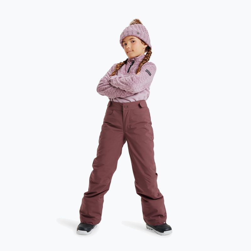 Children's snowboard trousers ROXY Backyard huckleberry 2