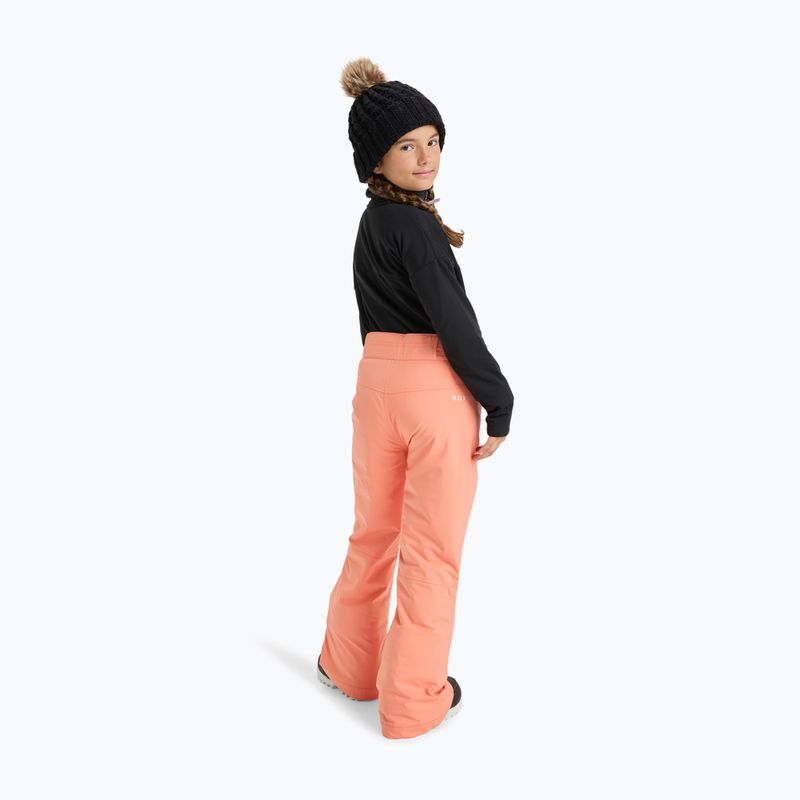 Children's snowboard trousers ROXY Backyard coral chic 3