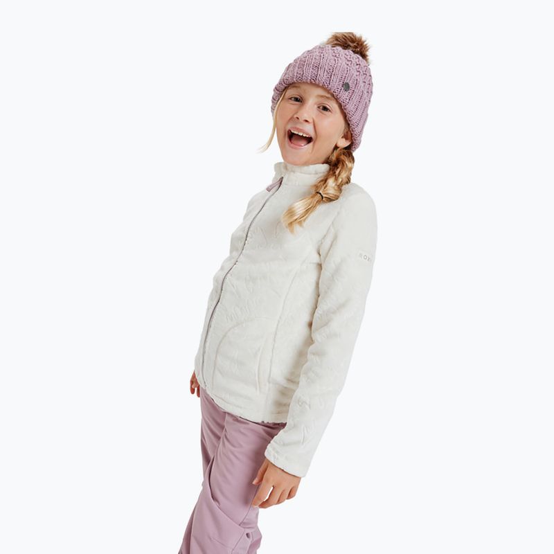 Children's sweatshirt ROXY Igloo whisper whit big/flower emboss 4