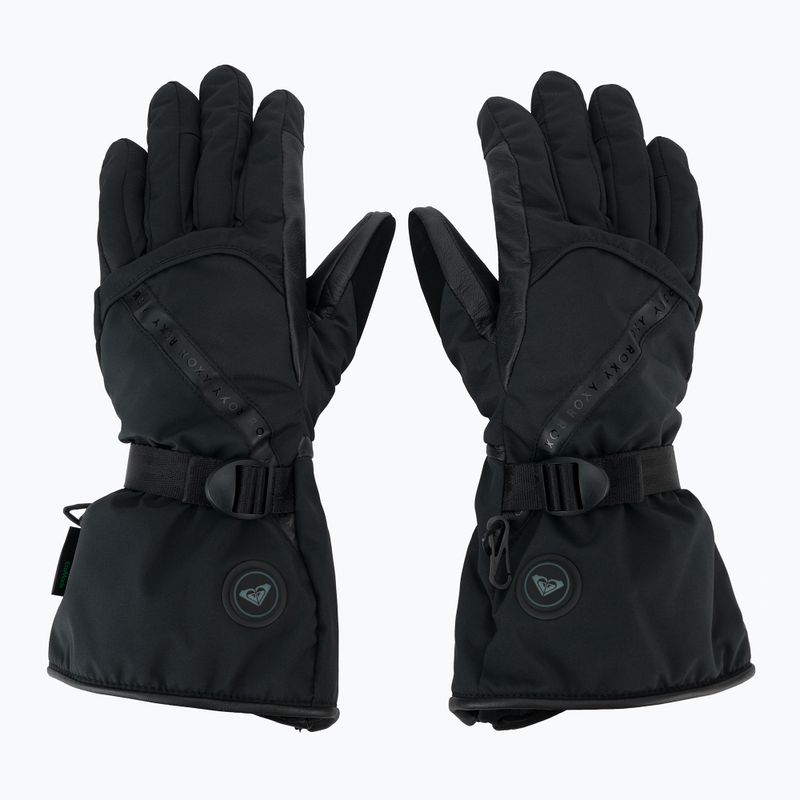 Women's snowboard gloves Roxy Sierra Warmlink true black 2