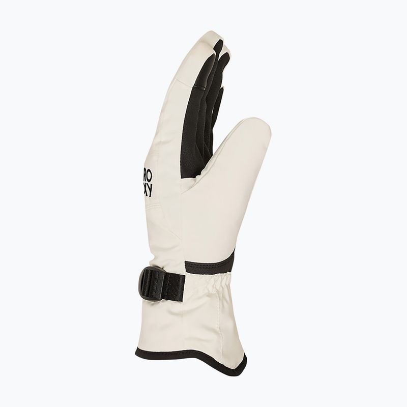 Women's snowboard gloves Roxy Jetty Solid whisper white 4