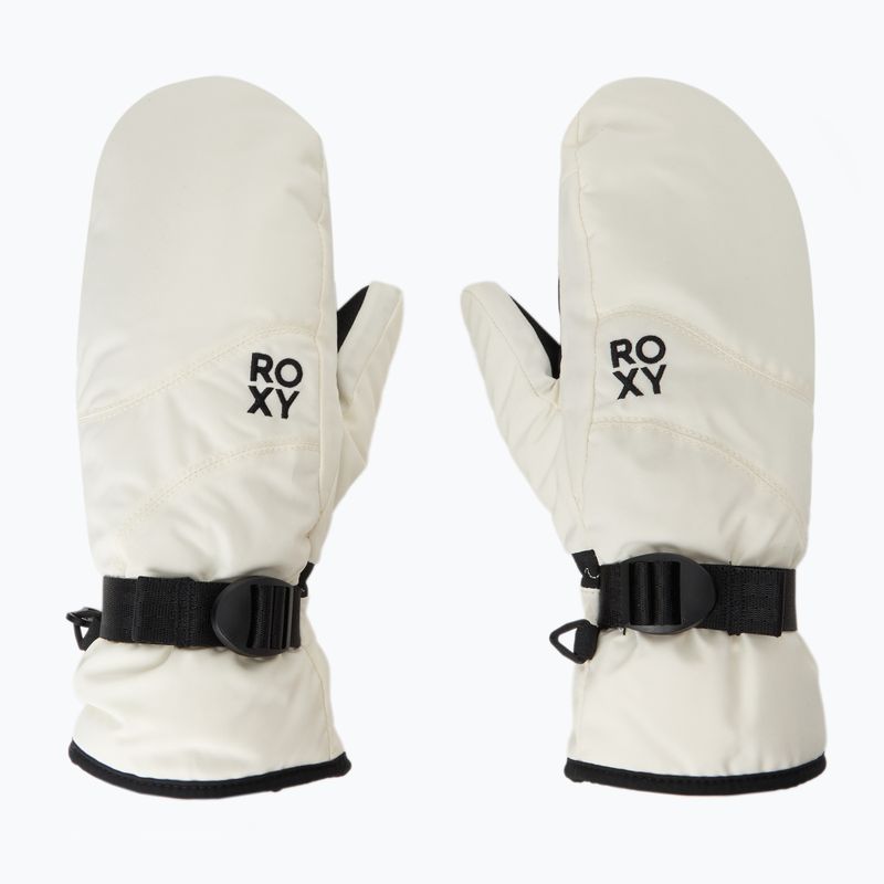Women's snowboard gloves Roxy Jetty Solid Mitt whisper white 2