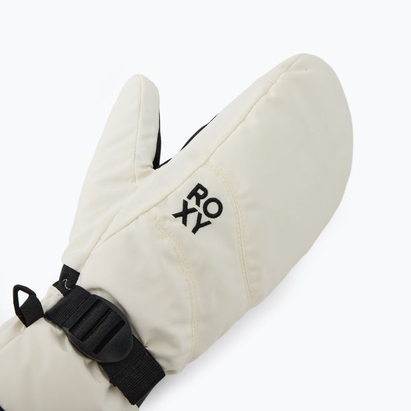Women's snowboard gloves Roxy Jetty Solid Mitt whisper white 4