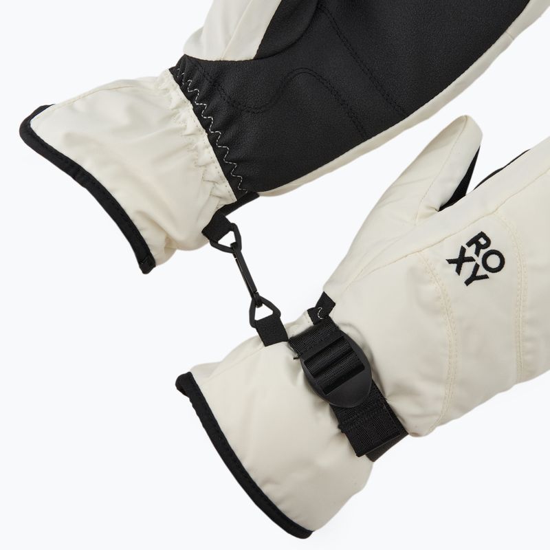 Women's snowboard gloves Roxy Jetty Solid Mitt whisper white 6