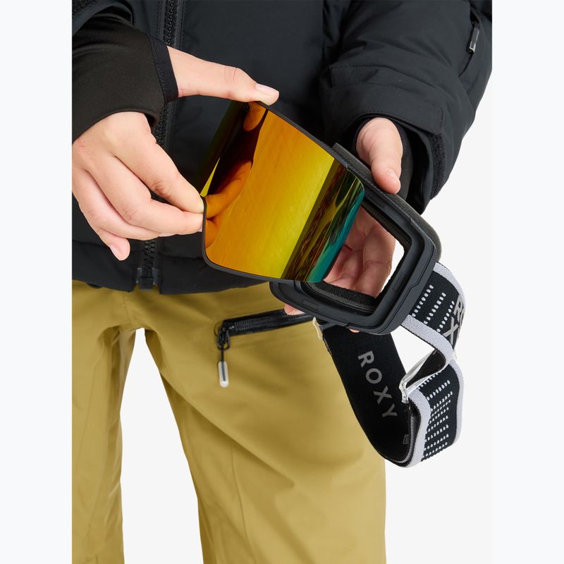 Women's snowboard goggles ROXY Storm MG black/clux ml infrared 7