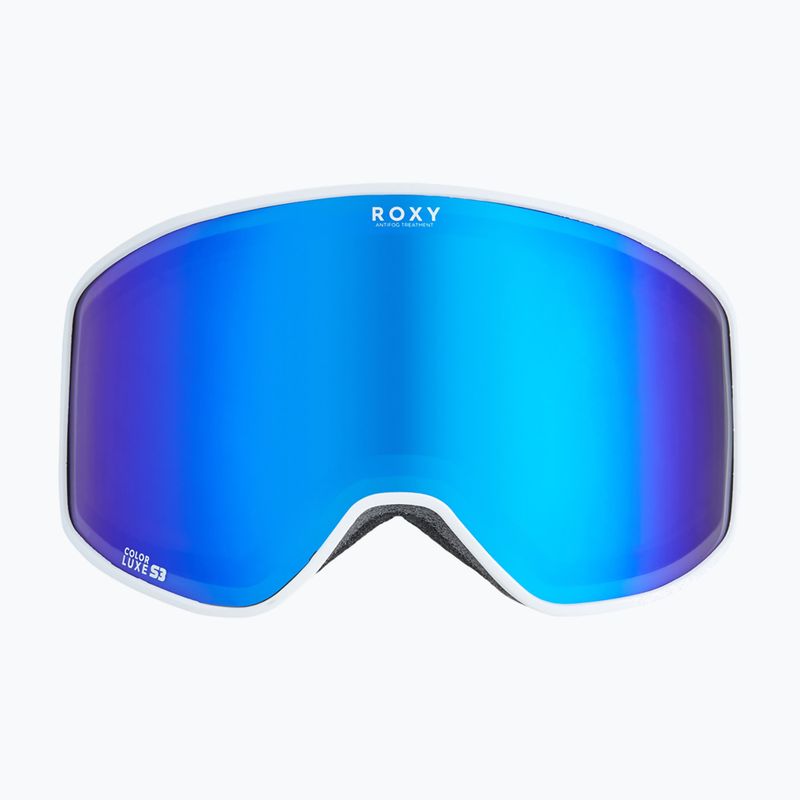 Women's snowboard goggles ROXY Storm W white/clux ml blue 2