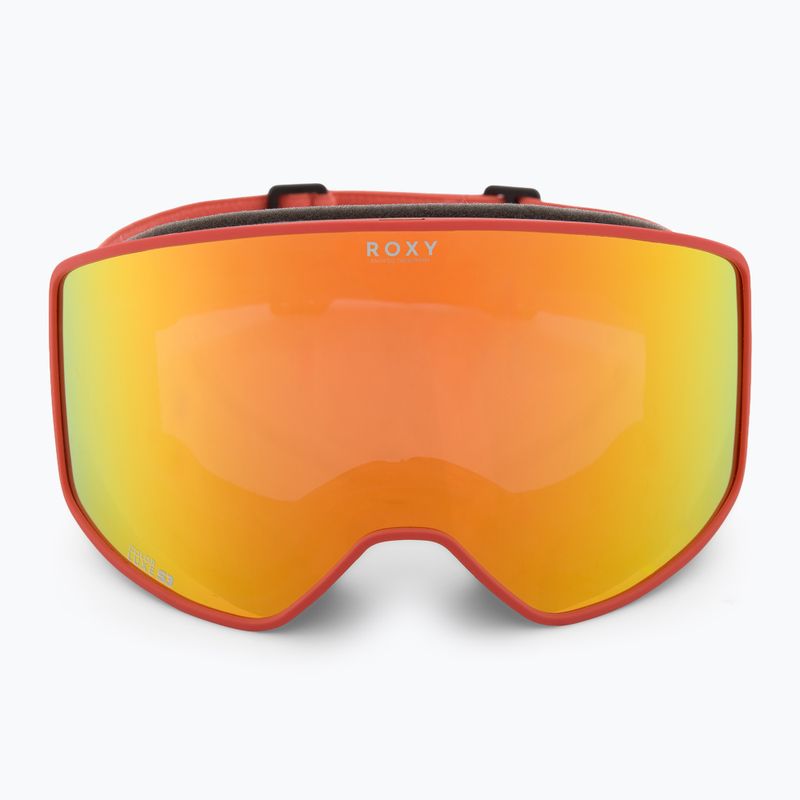 Women's snowboard goggles ROXY Storm W coral chic/clux ml orange 2