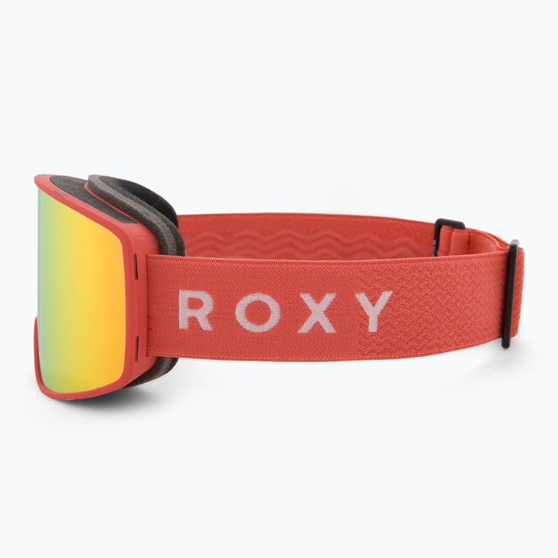 Women's snowboard goggles ROXY Storm W coral chic/clux ml orange 4
