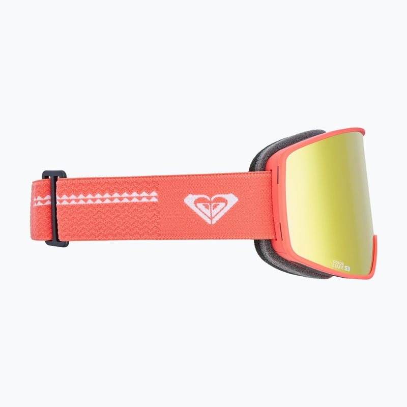 Women's snowboard goggles ROXY Storm W coral chic/clux ml orange 3