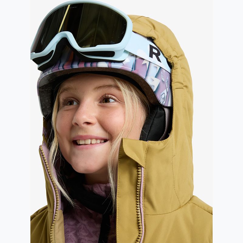 Children's snowboard goggles ROXY Missy big flowers/clux ml light blue 10