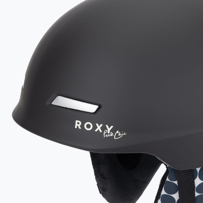 Snowboard helmet ROXY Angie anthracite sol searcher ditsy 7