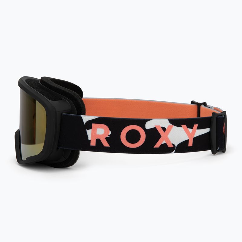Children's snowboard goggles ROXY Missy big flowers/clux ml orange 4
