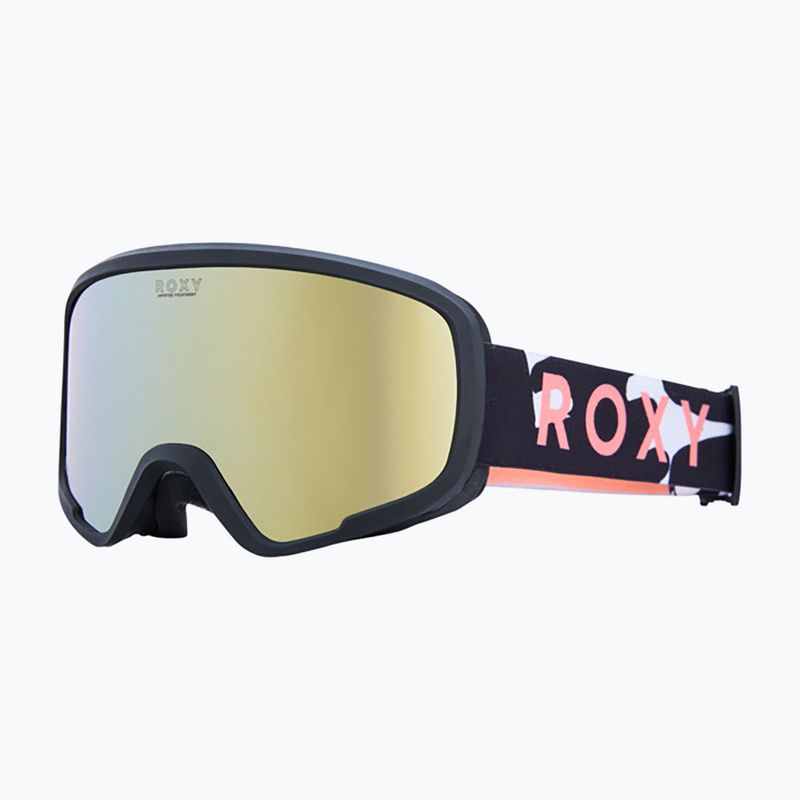Children's snowboard goggles ROXY Missy big flowers/clux ml orange 5