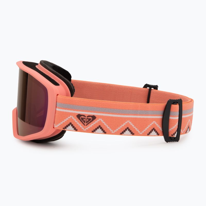 Women's snowboard goggles ROXY Izzy coral chic/clux ml l purple 4