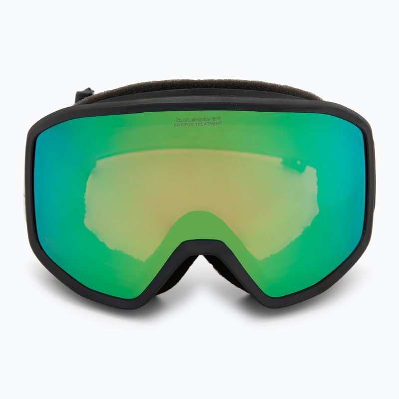 Men's snowboard goggles Quiksilver Harper black/clux ml green 2