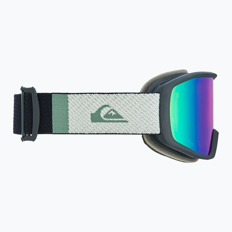 Men's snowboard goggles Quiksilver Harper black/clux ml green 3