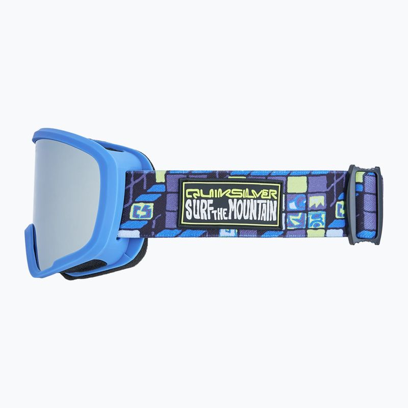 Children's snowboard goggles Quiksilver Shredder 3D check/clux ml silver 4
