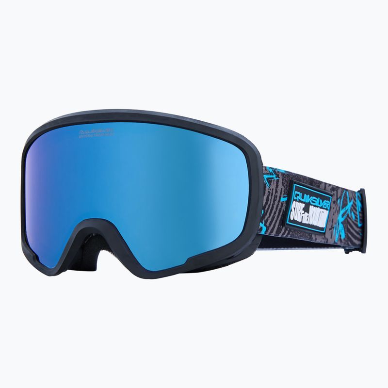 Children's snowboard goggles Quiksilver Shredder rave mix/clux ml blue 5