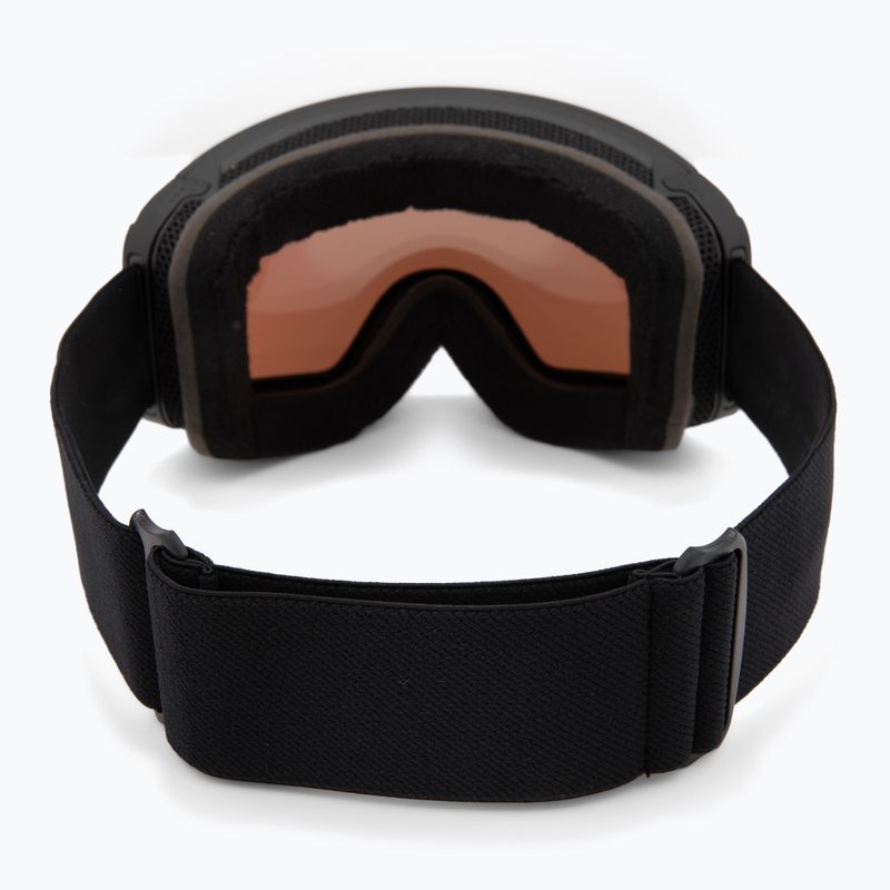 Men's snowboard goggles Quiksilver Storm MG black/ black clux ml silver 9