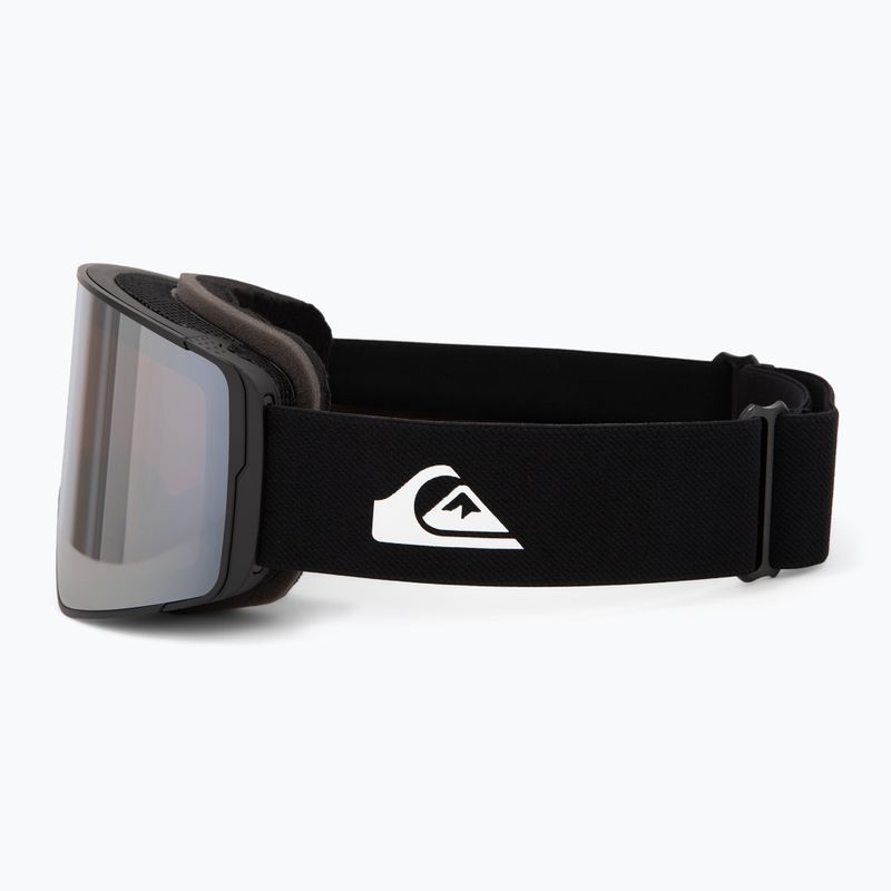 Men's snowboard goggles Quiksilver Storm MG black/ black clux ml silver 4