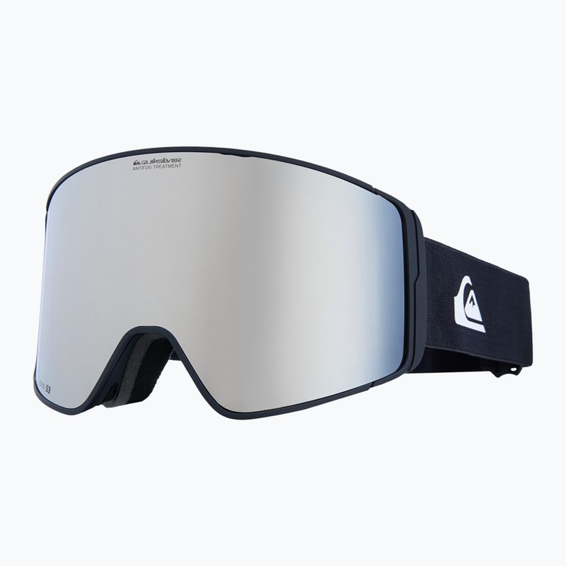 Men's snowboard goggles Quiksilver Storm MG black/ black clux ml silver