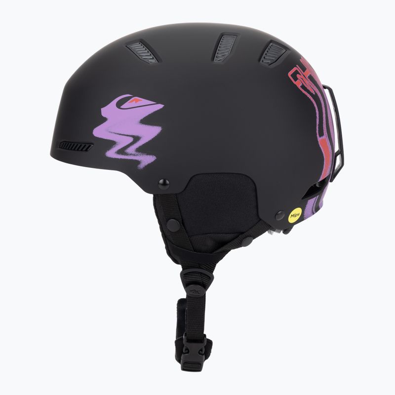 Ski helmet Quiksilver Lawson Mips black melt away 3