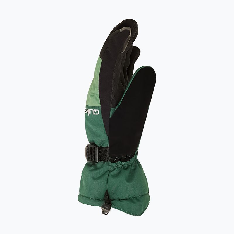 Children's snowboard gloves Quiksilver Mission trekking green 4