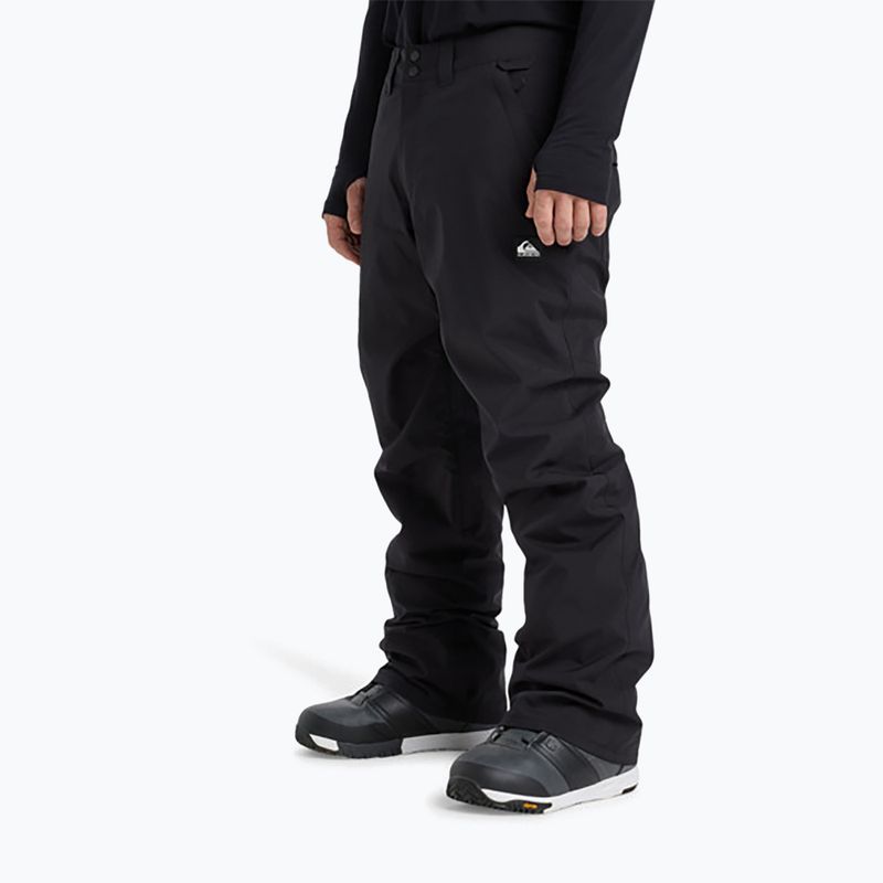 Children's snowboard trousers Quiksilver Estate EQYTP03237 true black 3