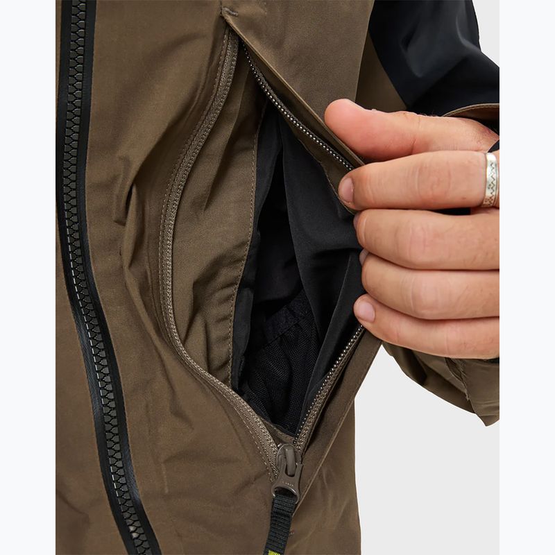 Children's snowboard jacket Quiksilver Forever Stretch GTX canteen 7