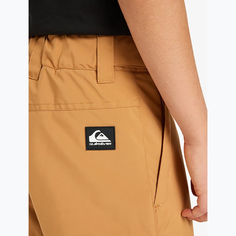Children's snowboard trousers Quiksilver Estate almond 8