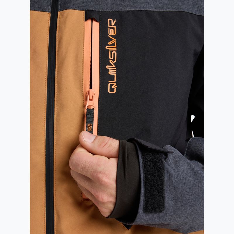 Men's snowboard jacket Quiksilver Dawson true black 7