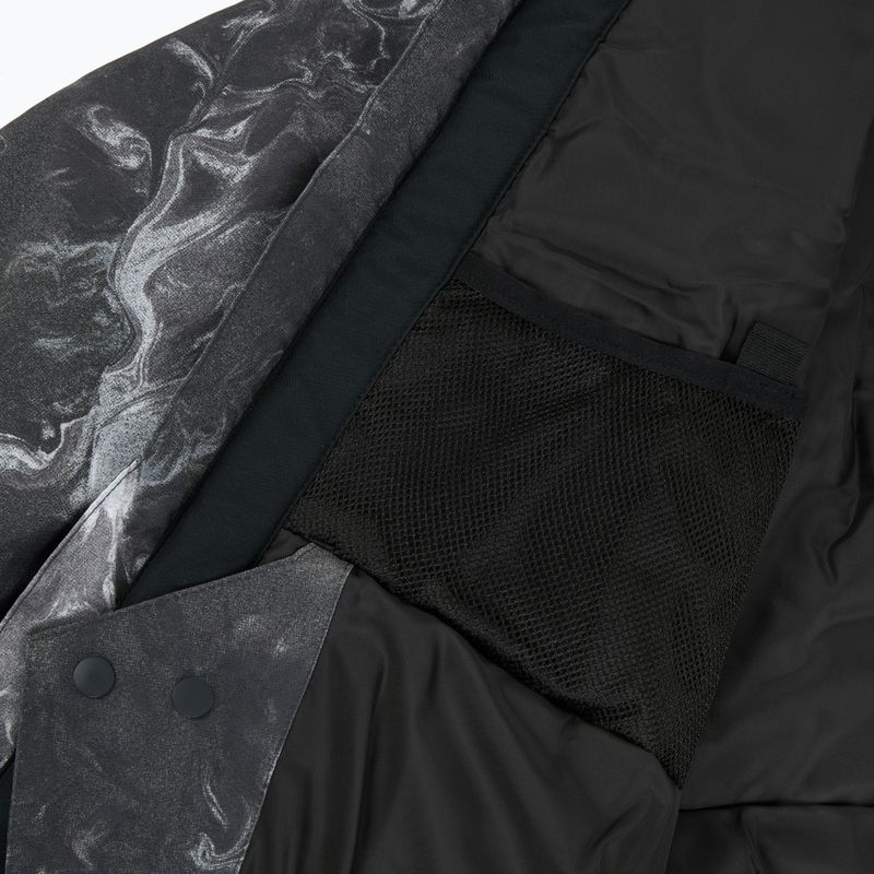 Children's snowboard jacket Quiksilver Mission Printed thermostamp grayscale 13