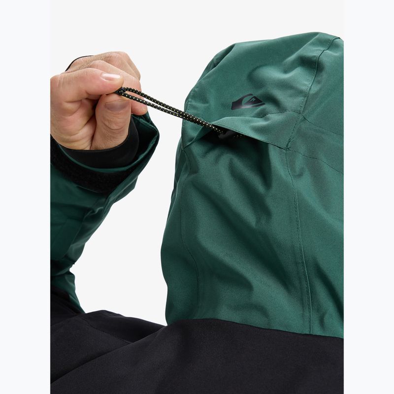 Men's snowboard jacket Quiksilver Titano trekking green 6