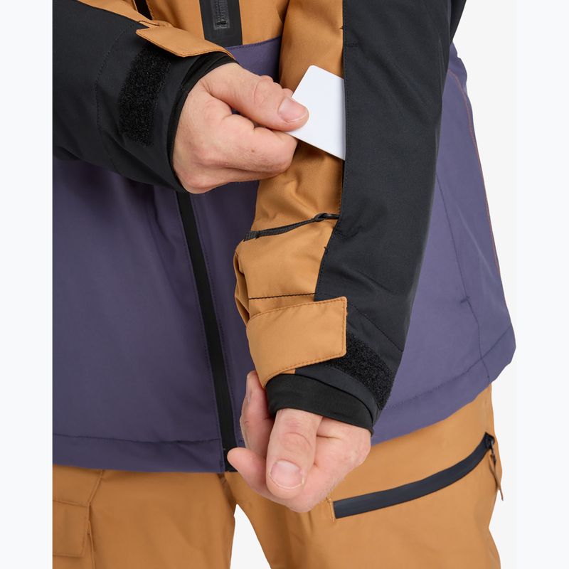 Men's snowboard jacket Quiksilver Sycamore Block 20K dark ivy 5