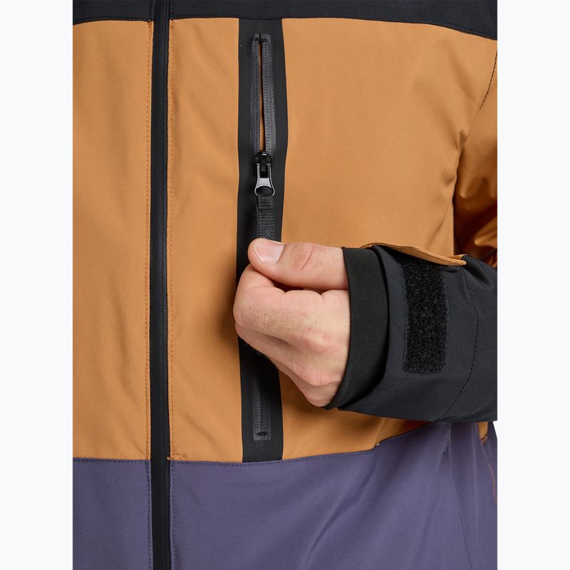 Men's snowboard jacket Quiksilver Sycamore Block 20K dark ivy 7