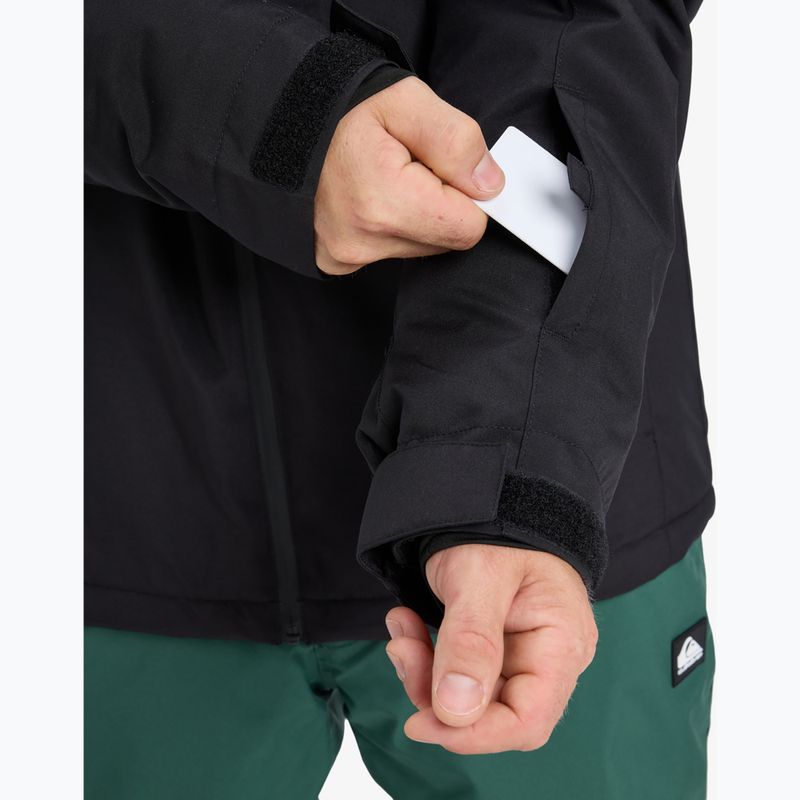 Men's snowboard jacket Quiksilver Titano EQYTJ03513 true black 5