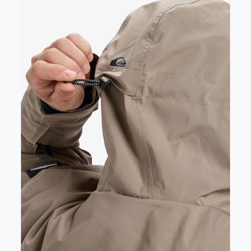 Men's snowboard jacket Quiksilver Sycamore Solid 20K fallen rock 10