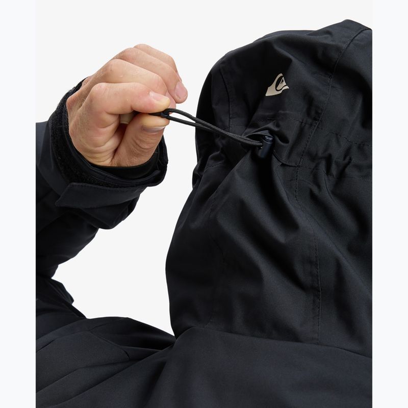 Men's snowboard jacket Quiksilver The Edge true black 12
