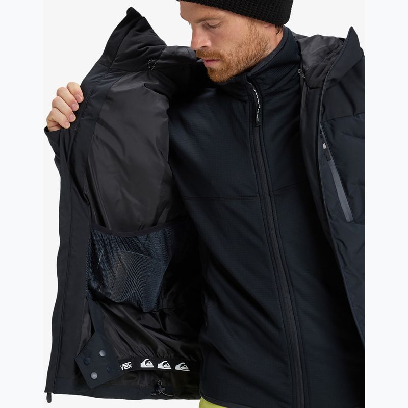 Men's snowboard jacket Quiksilver The Edge true black 14