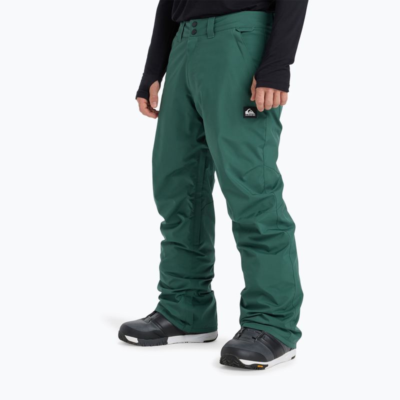 Children's snowboard trousers Quiksilver Estate trekking green 3