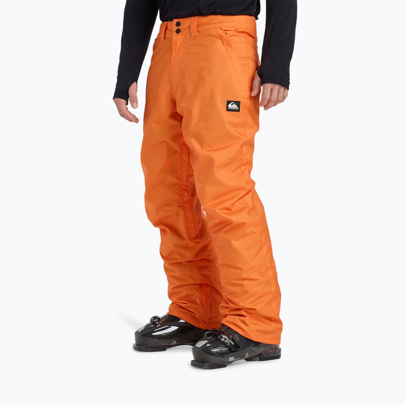 Children's snowboard trousers Quiksilver Estate orange peel 3