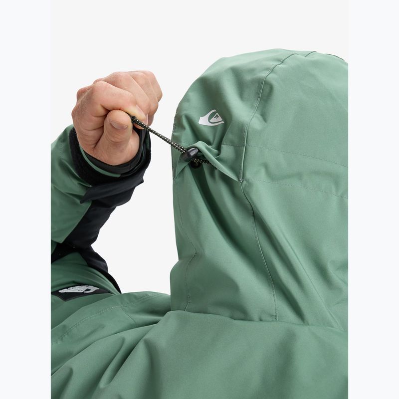 Men's snowboard jacket Quiksilver Sycamore Block 20K dark ivy 10