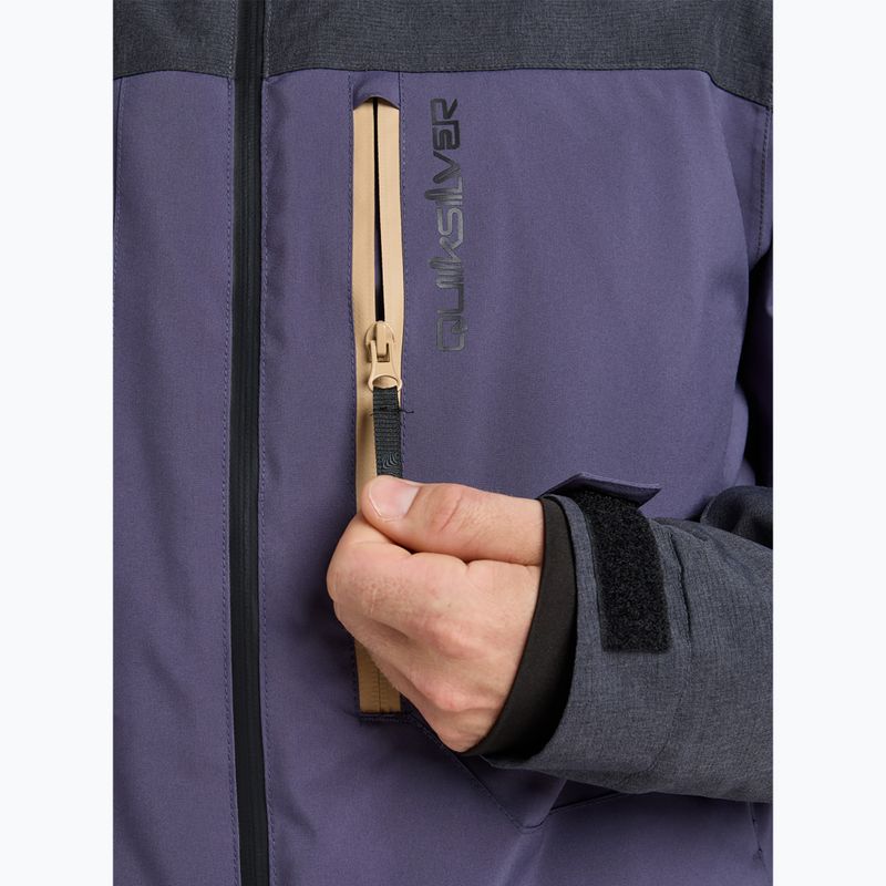 Men's snowboard jacket Quiksilver Dawson graystone 8