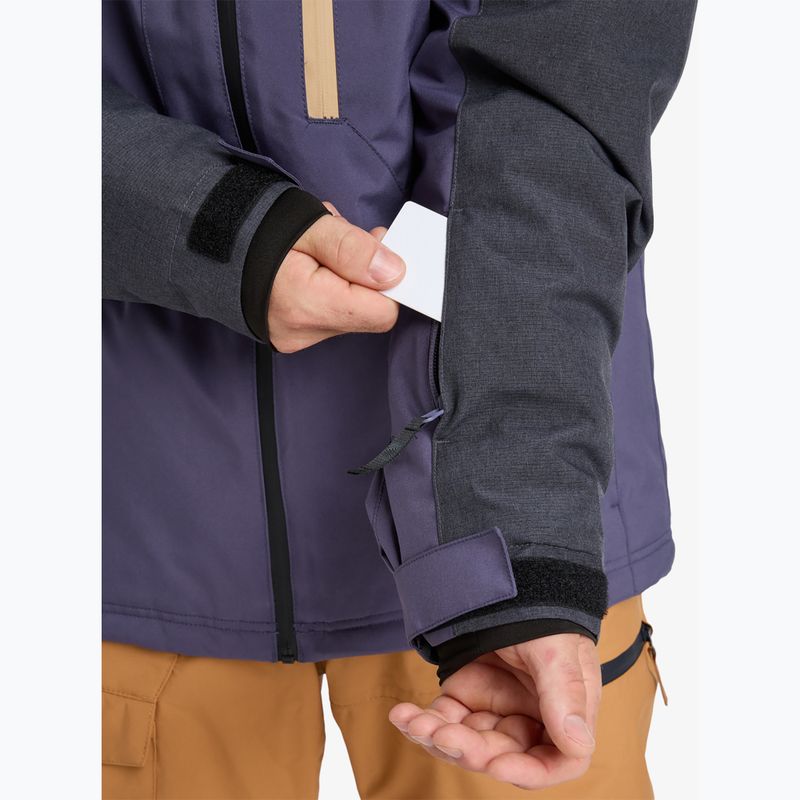 Men's snowboard jacket Quiksilver Dawson graystone 10